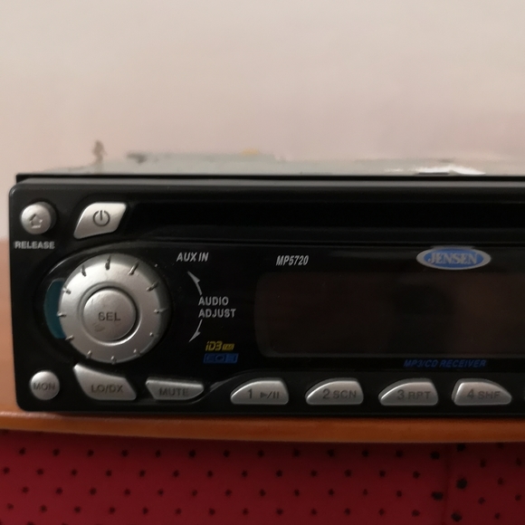 Jensen CD Car Stereo for Repair or Parts, Not Tested, Model MP5720 - Picture 2 of 7